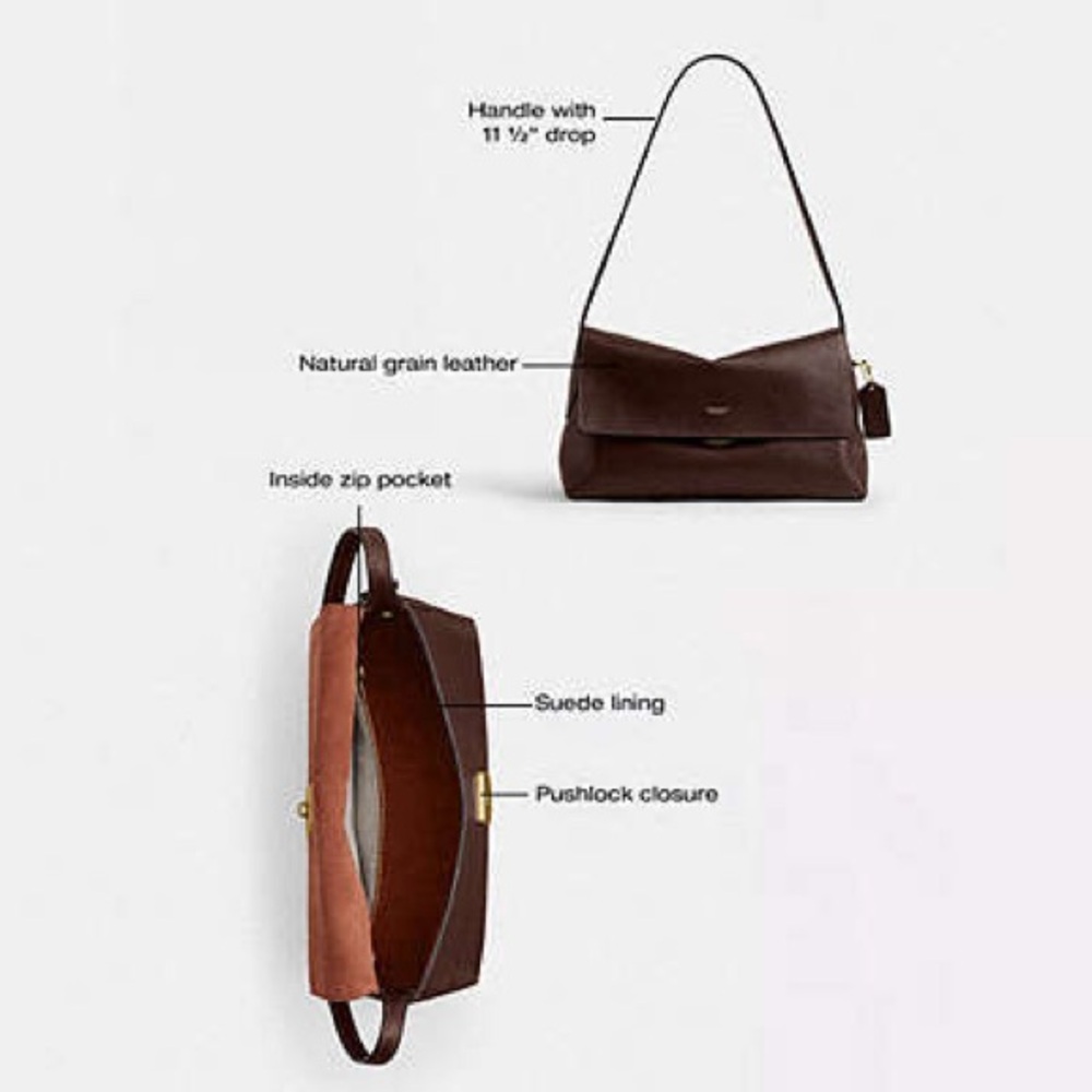 Coach Chelsea Shoulder Bag 30 - Picture 7 of 7